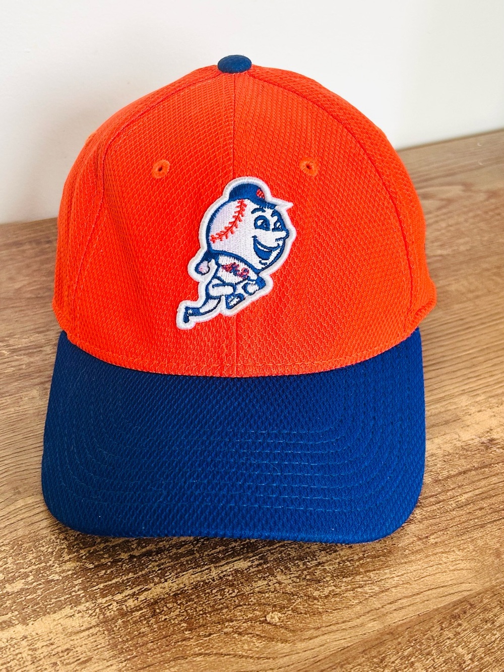 New Era Mets NYC Kids Youth Size Orange Baseball Cap Mascot Fan Teen